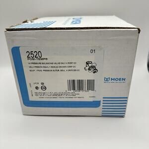 MOEN 2520 Brass Rough-In Posi-Temp Pressure-Balancing Cycling Tub/Shower Valve